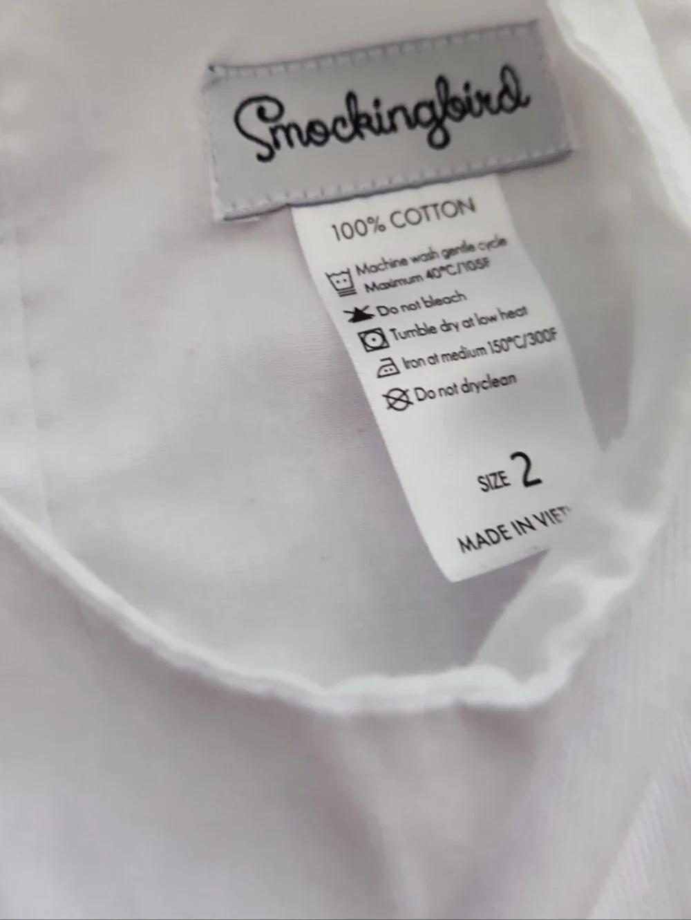 Smockingbird Size 2 Or 2t Smockss Brand Apron Dress